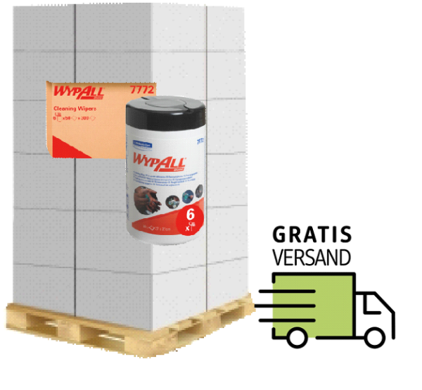 Wypall® Reinigungstücher Spenderbox, grün, 1lg