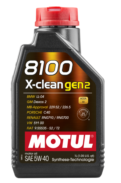 Motul 8100 X-clean gen2 - 5W-40 - 1 Liter